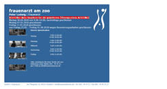 Desktop Screenshot of frauenarztamzoo.de