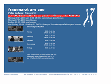 Tablet Screenshot of frauenarztamzoo.de